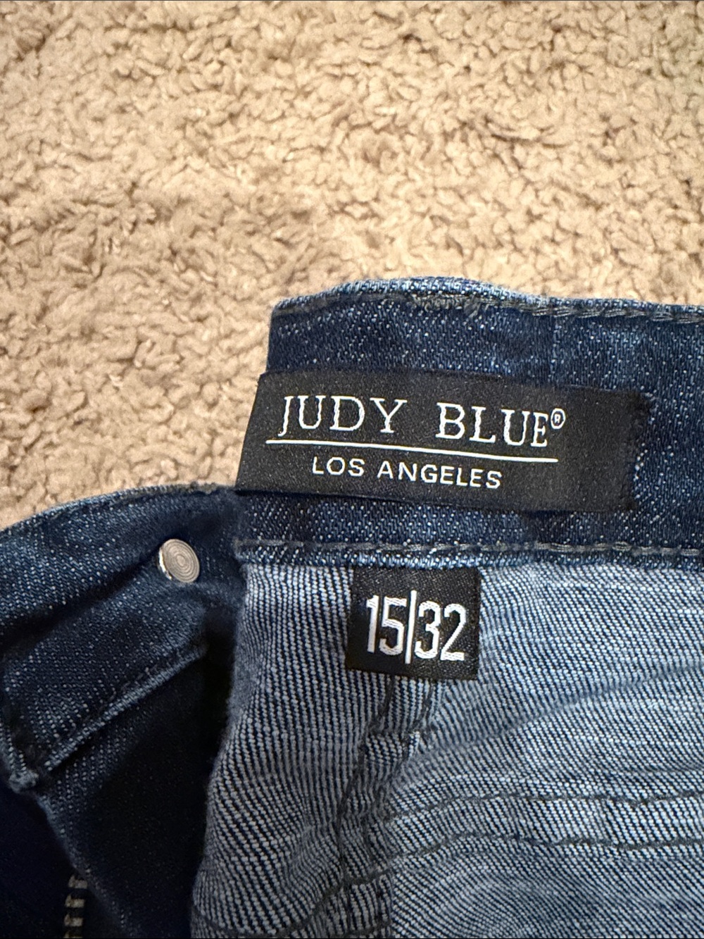 Judy Blue Dark Blue High-Rise Skinny Jeans - Picture 3 of 4